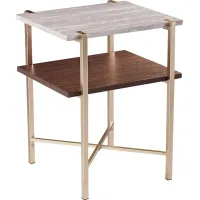 Journeyville White End Table