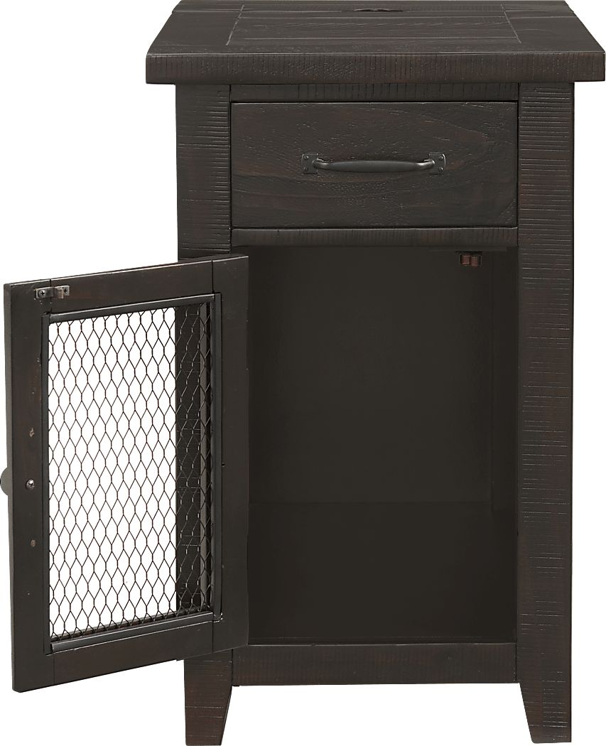 Larkhall Brown Chairside Table