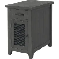 Larkhall Gray Chairside Table
