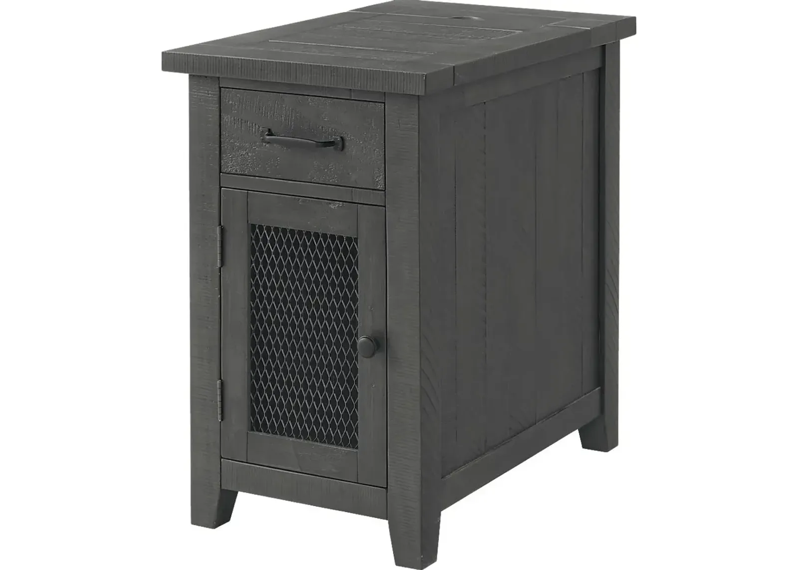 Larkhall Gray Chairside Table