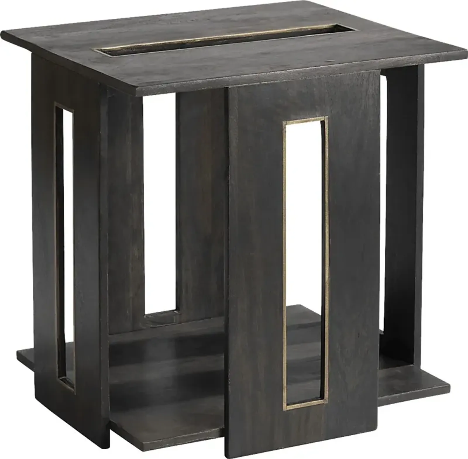 Leahy Dark Brown End Table