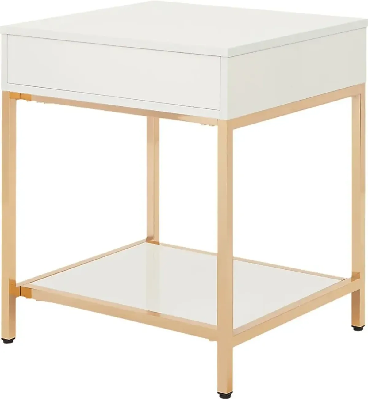 Altrissa White End Table