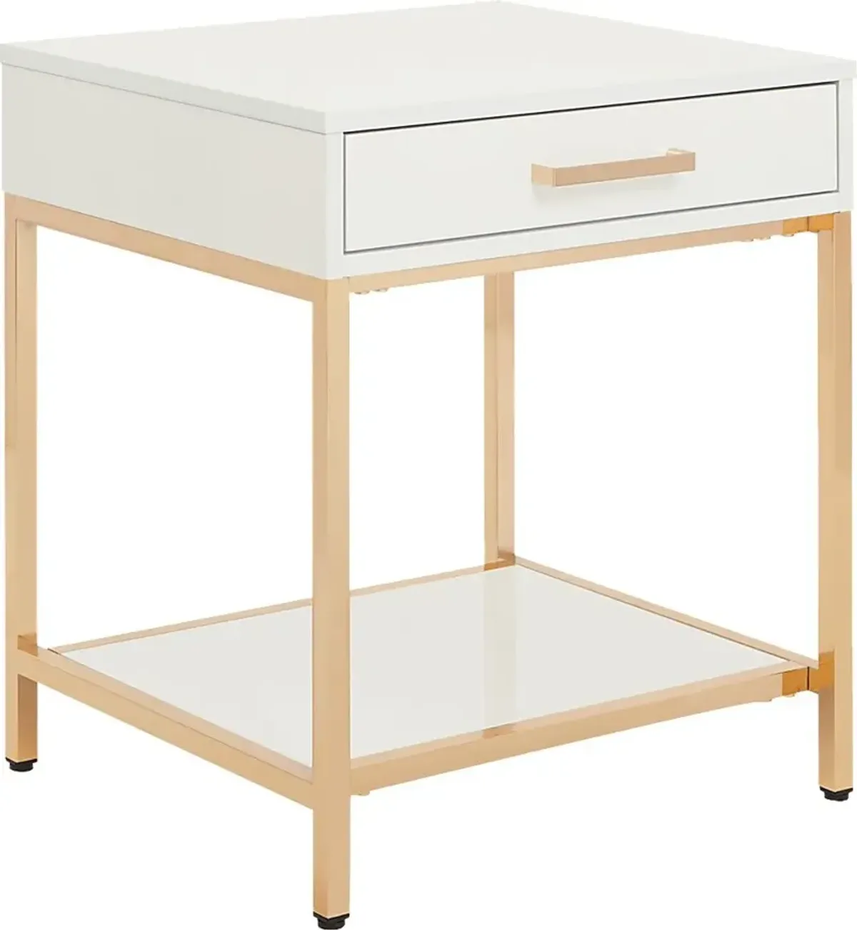 Altrissa White End Table