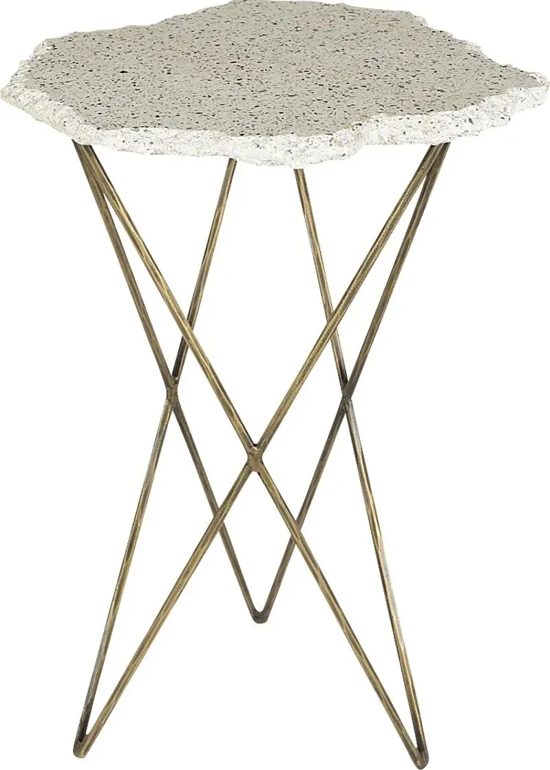 Satula White Side Table