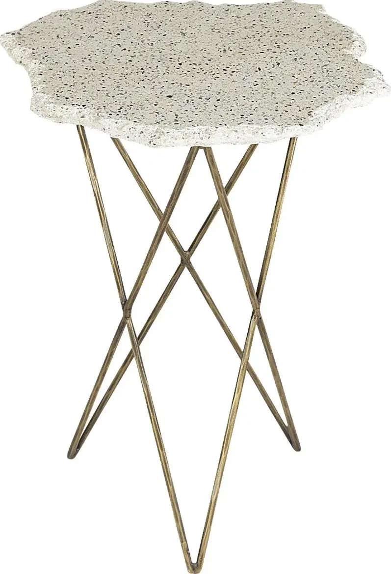 Satula White Side Table