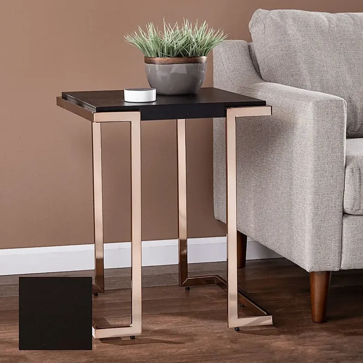 Marybank Black Side Table