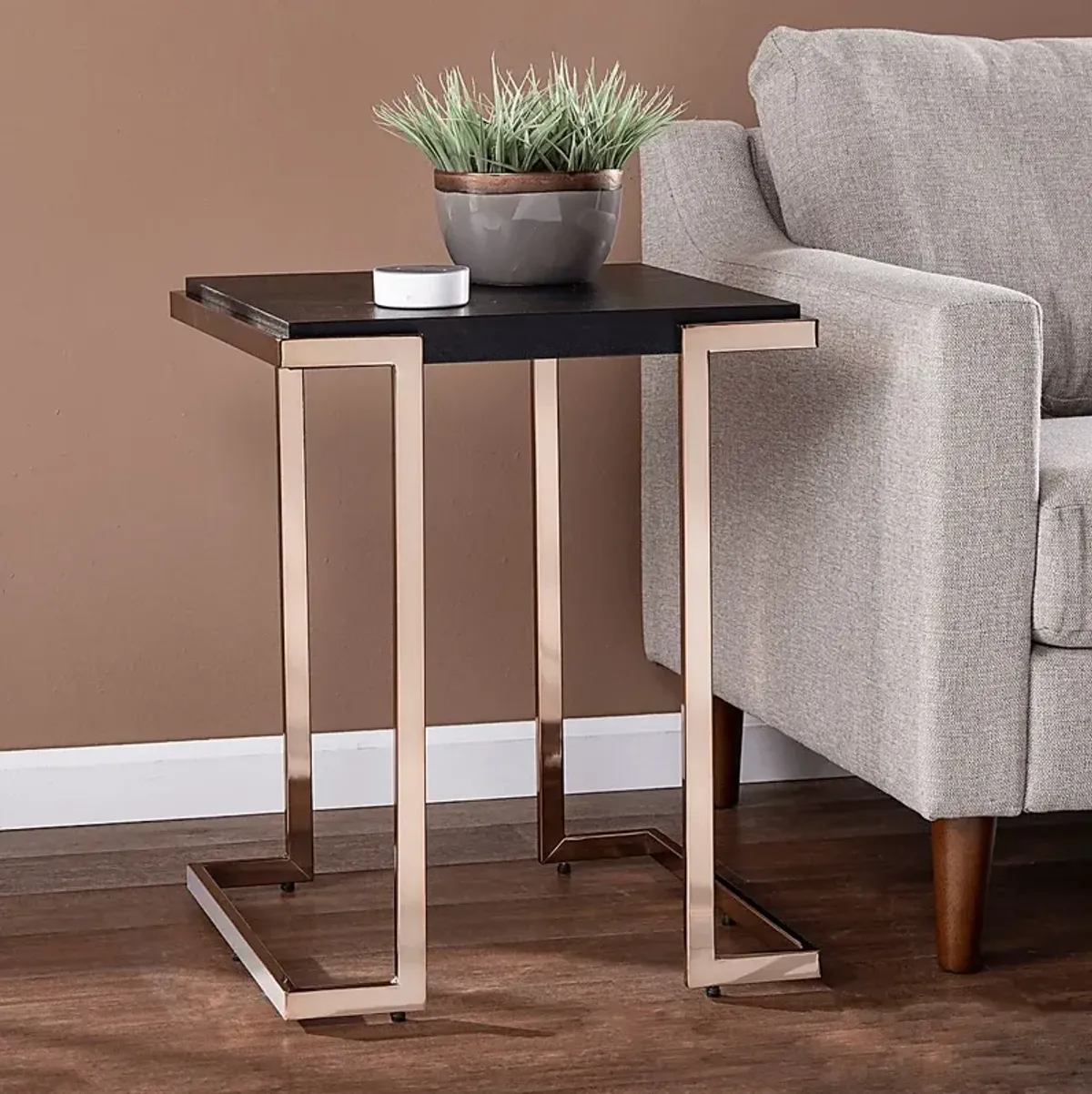 Marybank Black Side Table