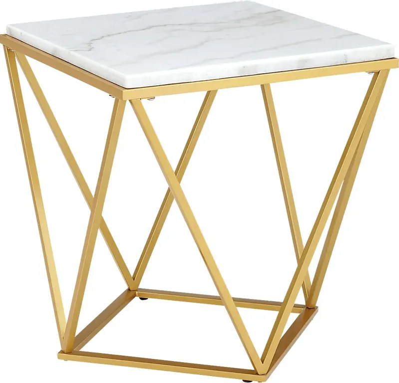 Wendan Gold End Table