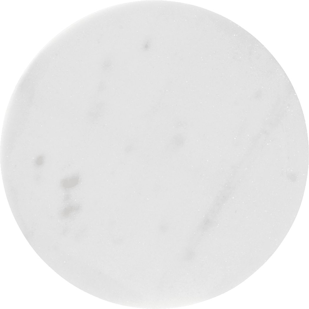 Penticton White End Table