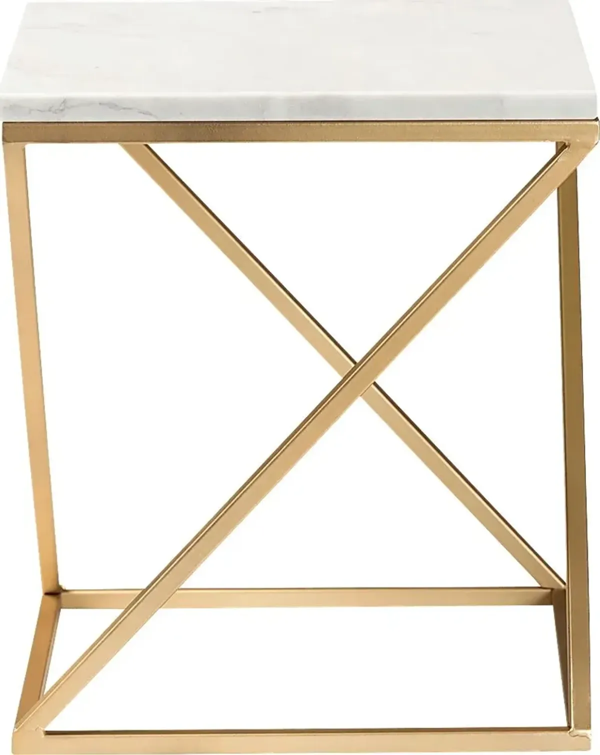 Sizemore White End Table