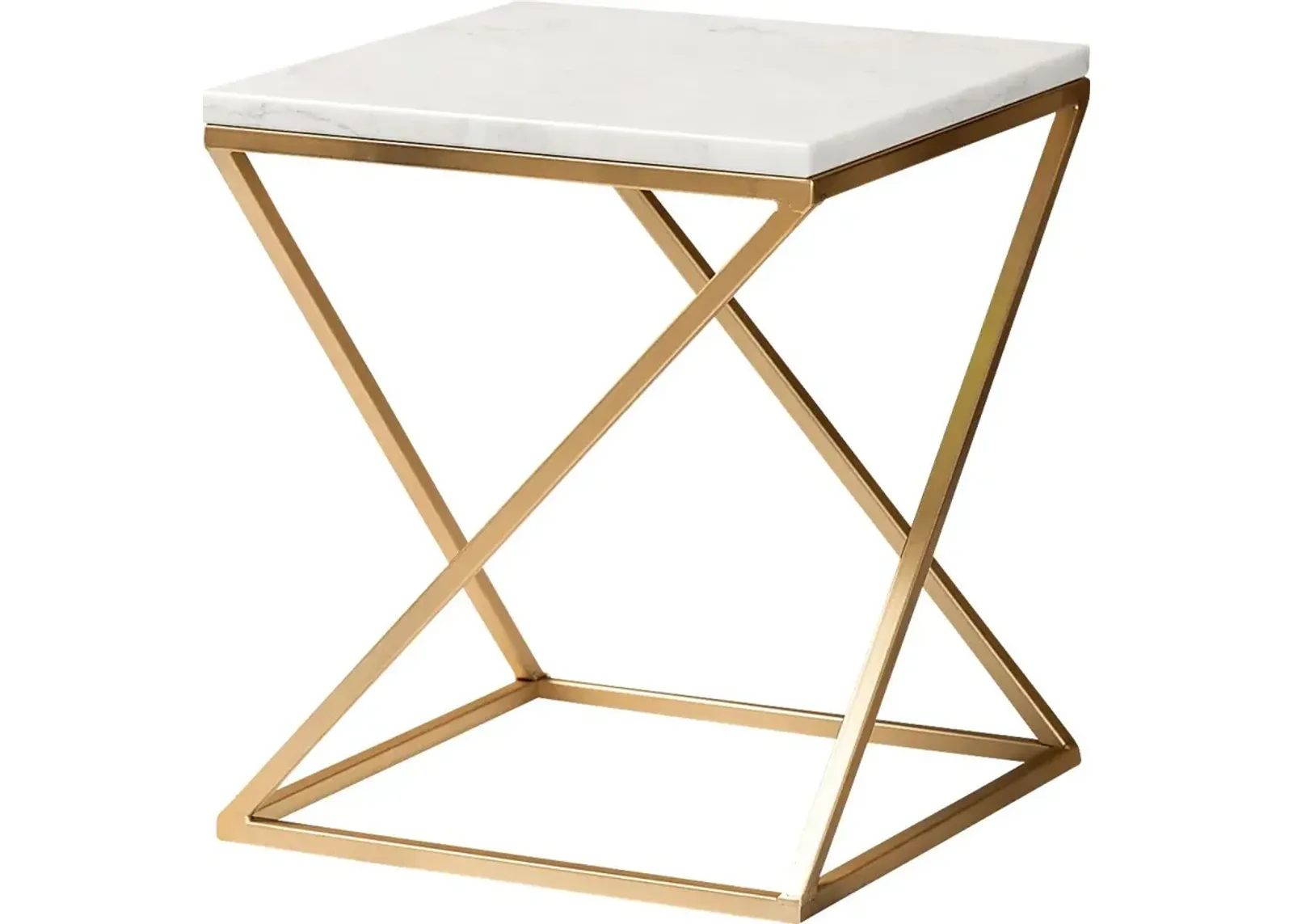 Sizemore White End Table