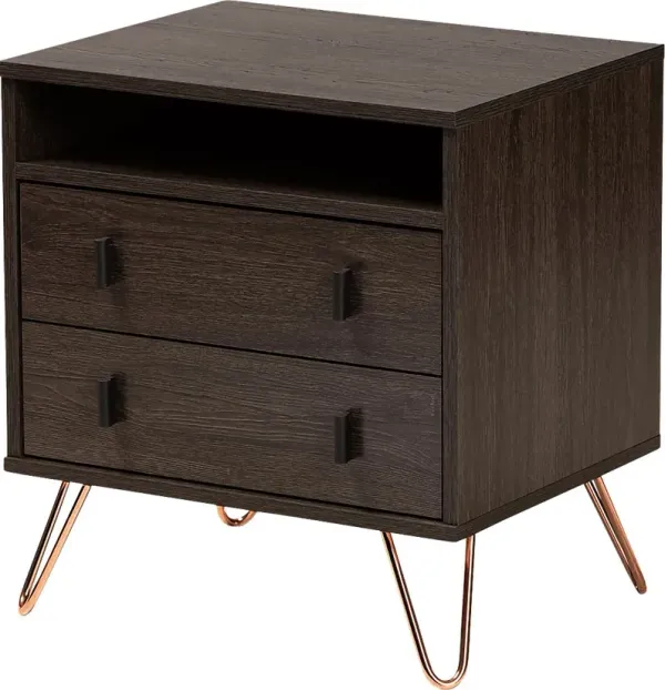 Breland Brown End Table