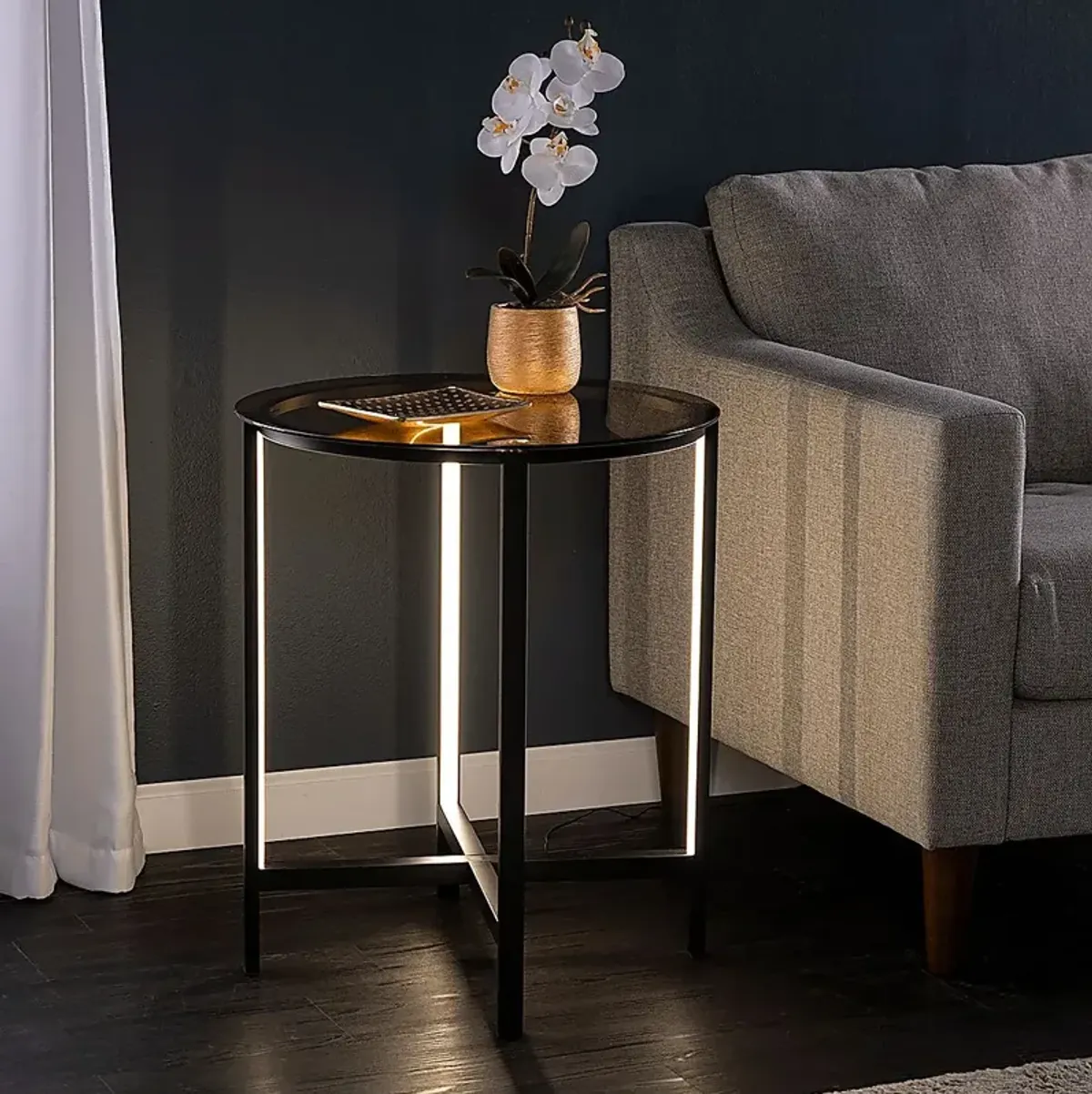 Lasalla Black End Table