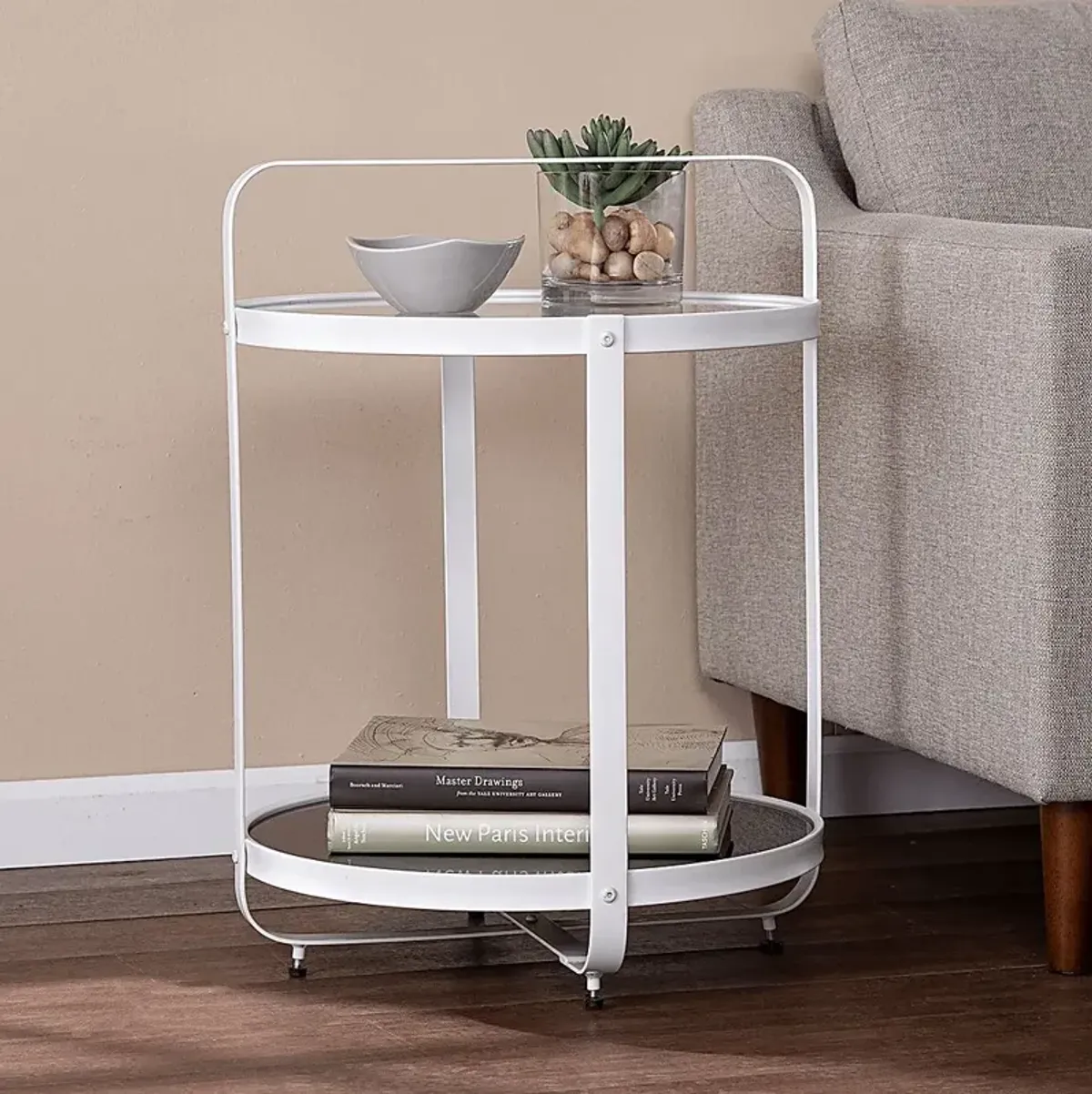 Alamance Black End Table