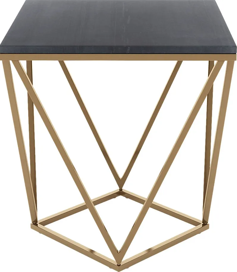 Cortinia Black End Table