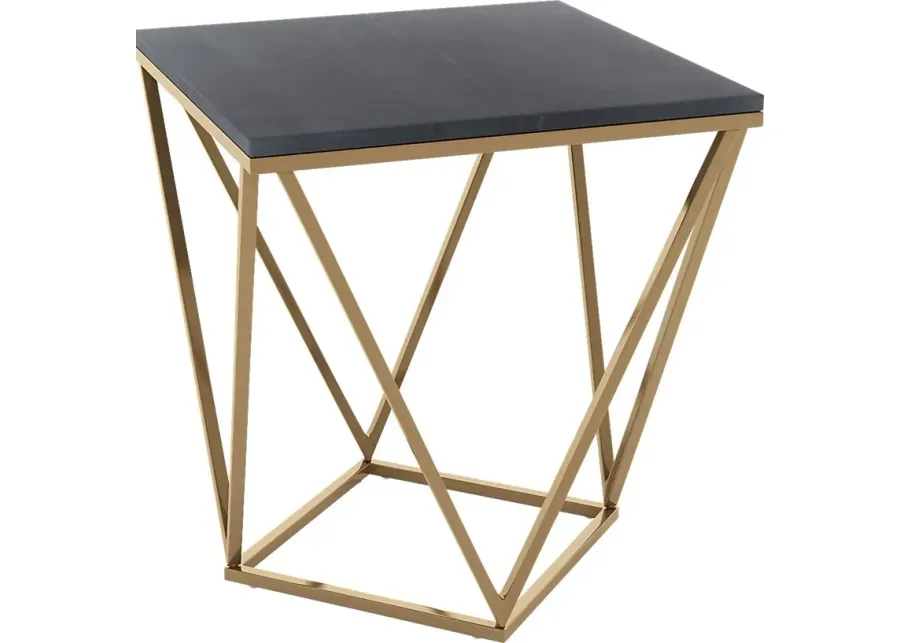 Cortinia Black End Table