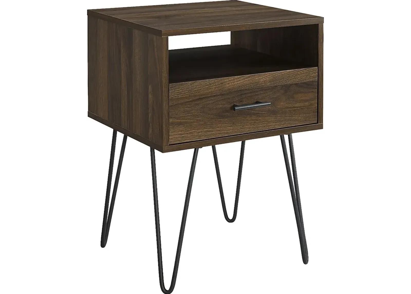 Clyburn Walnut Side Table