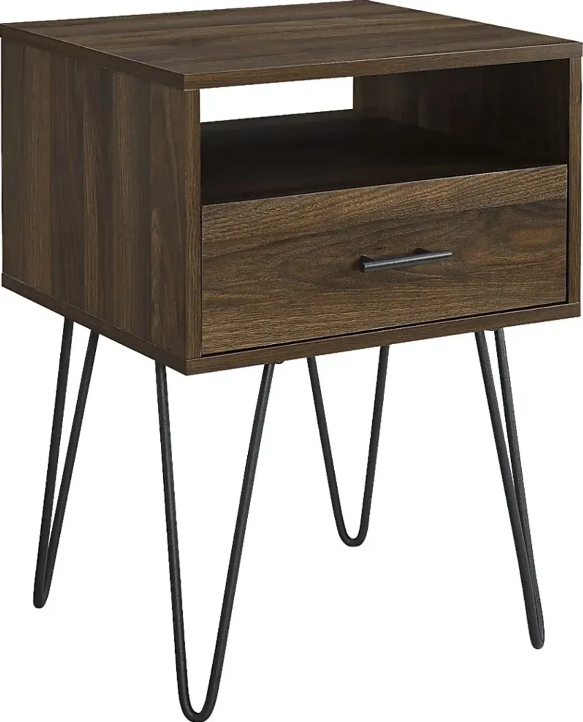 Clyburn Walnut Side Table