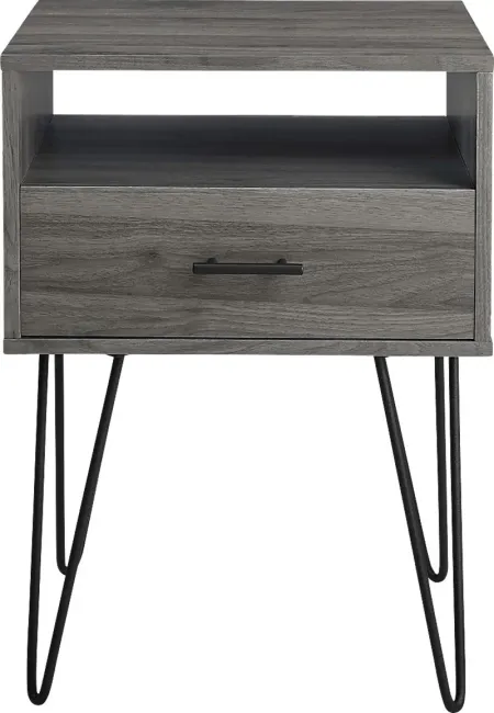Clyburn Gray Side Table
