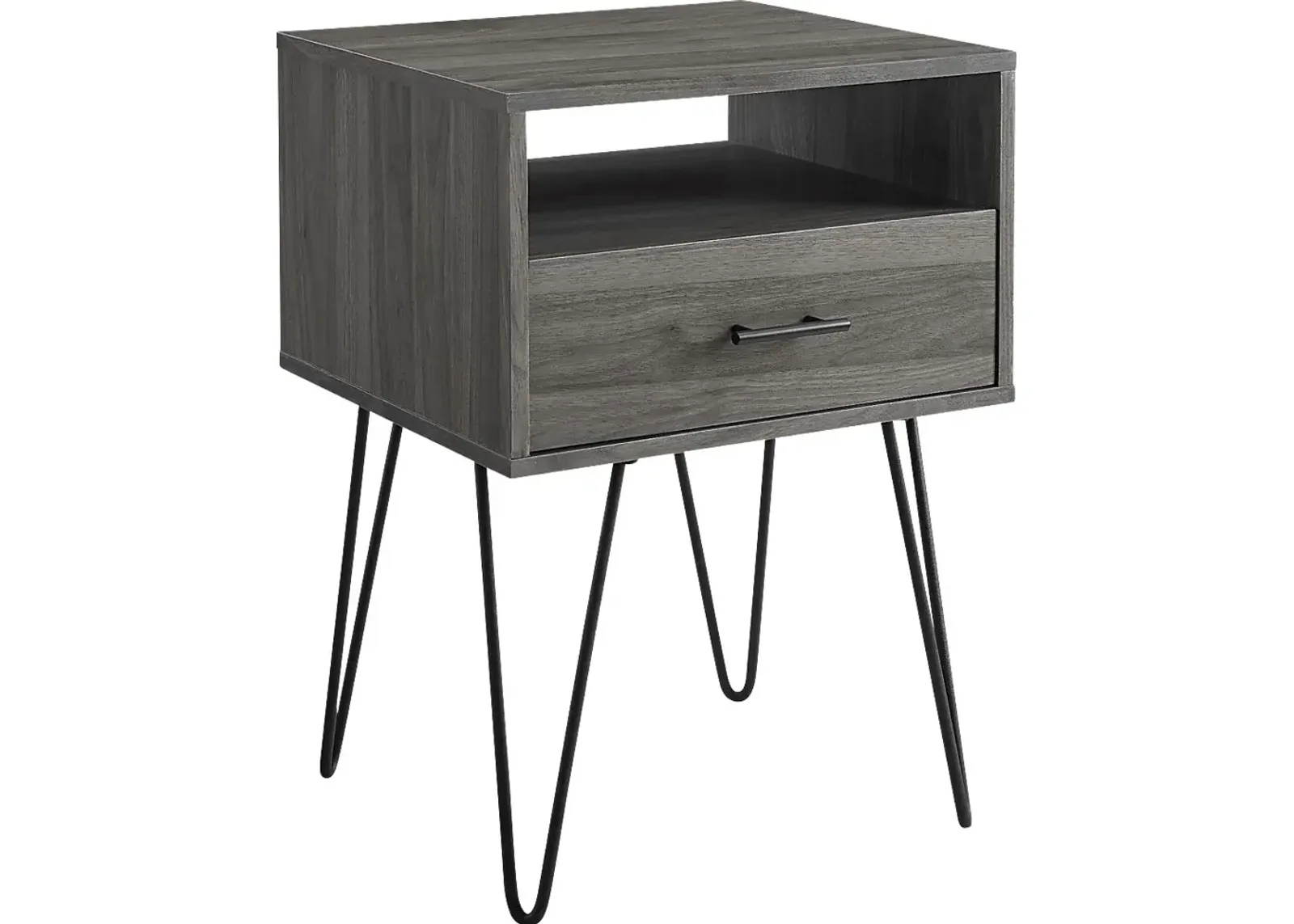 Clyburn Gray Side Table