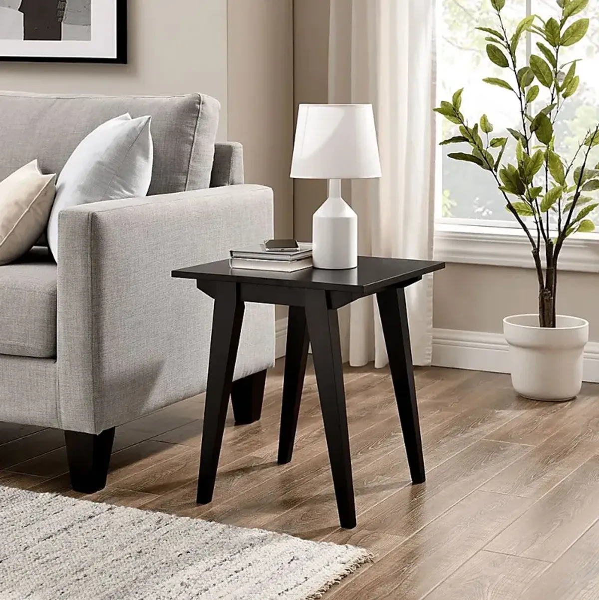 Shadeway Black End Table