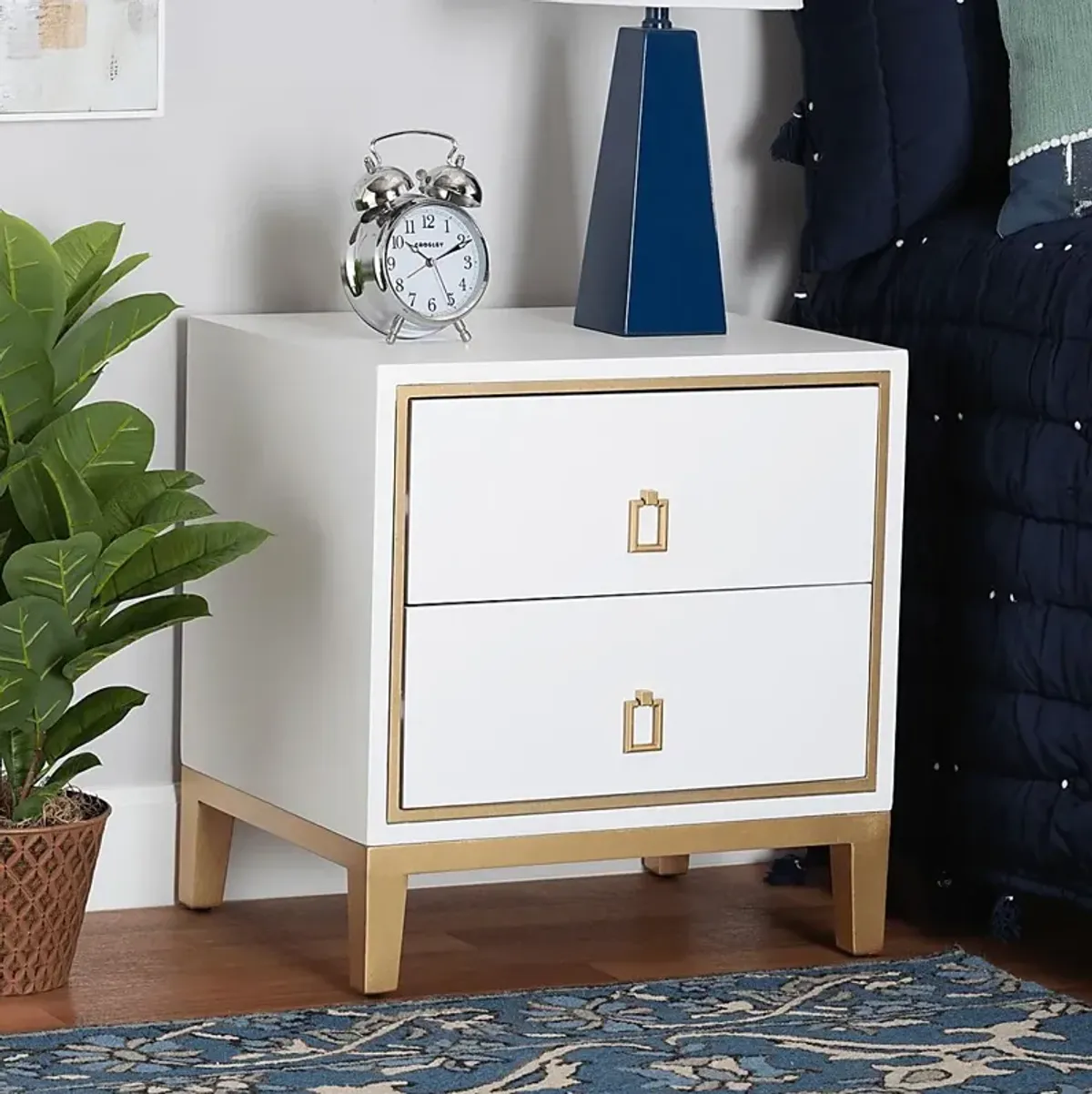 Paternoster White End Table