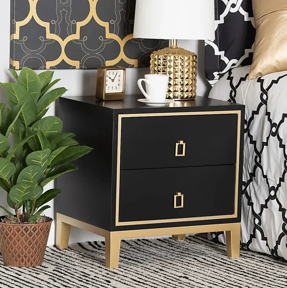 Paternoster Black End Table