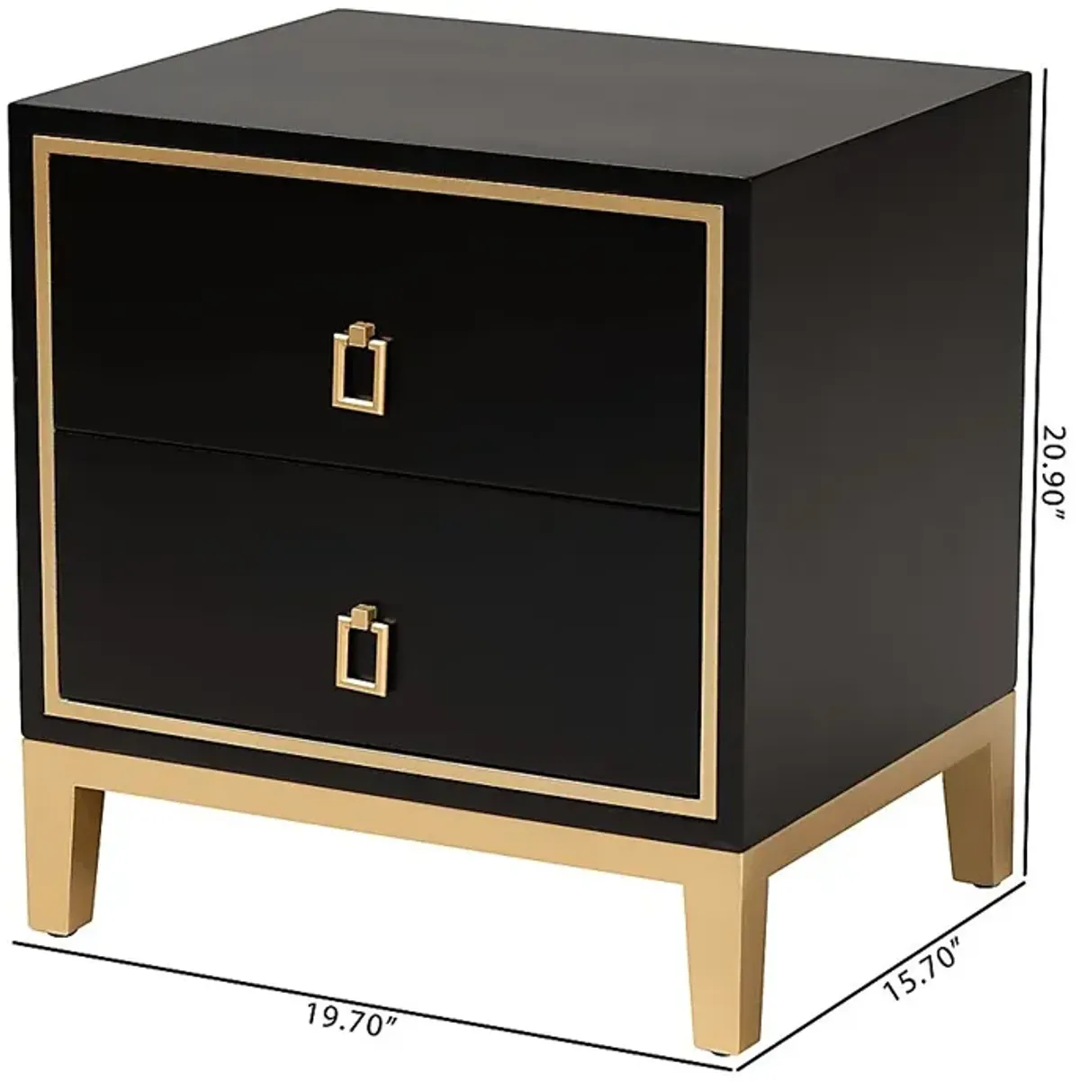 Paternoster Black End Table