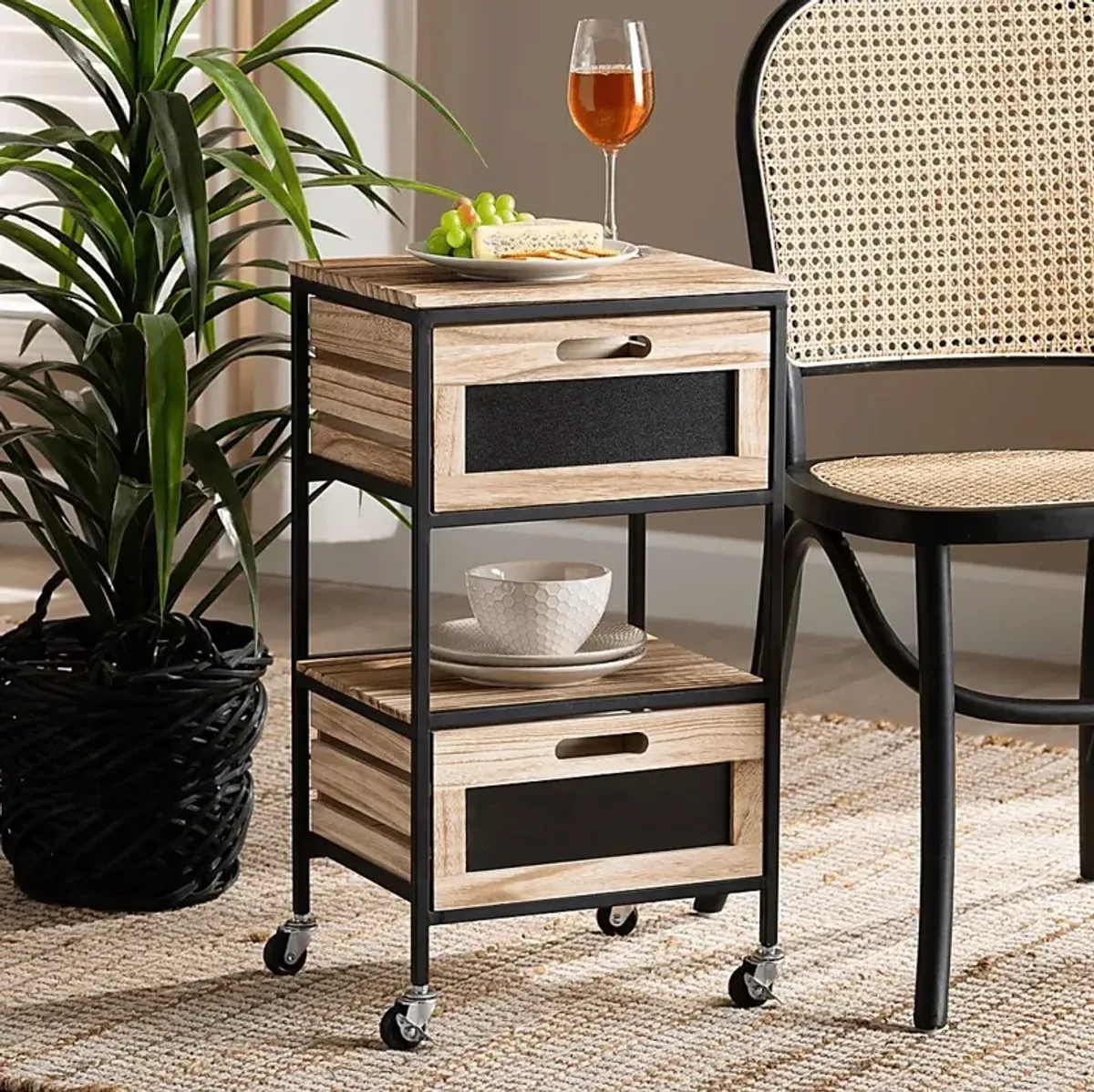 Juslin Brown Small End Table