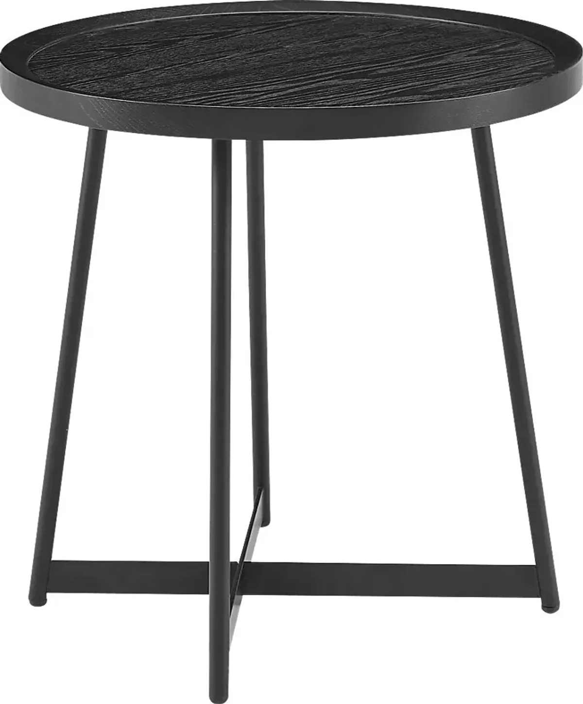 Fraust Black End Table