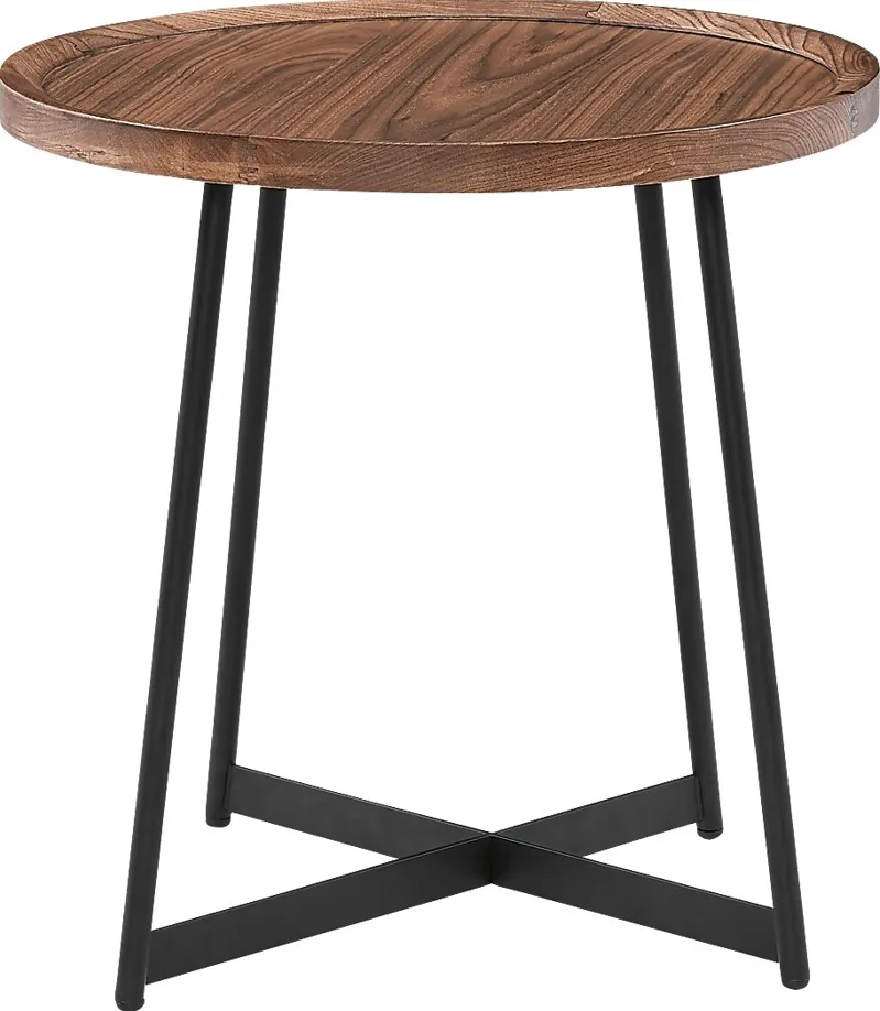 Fraust Brown End Table