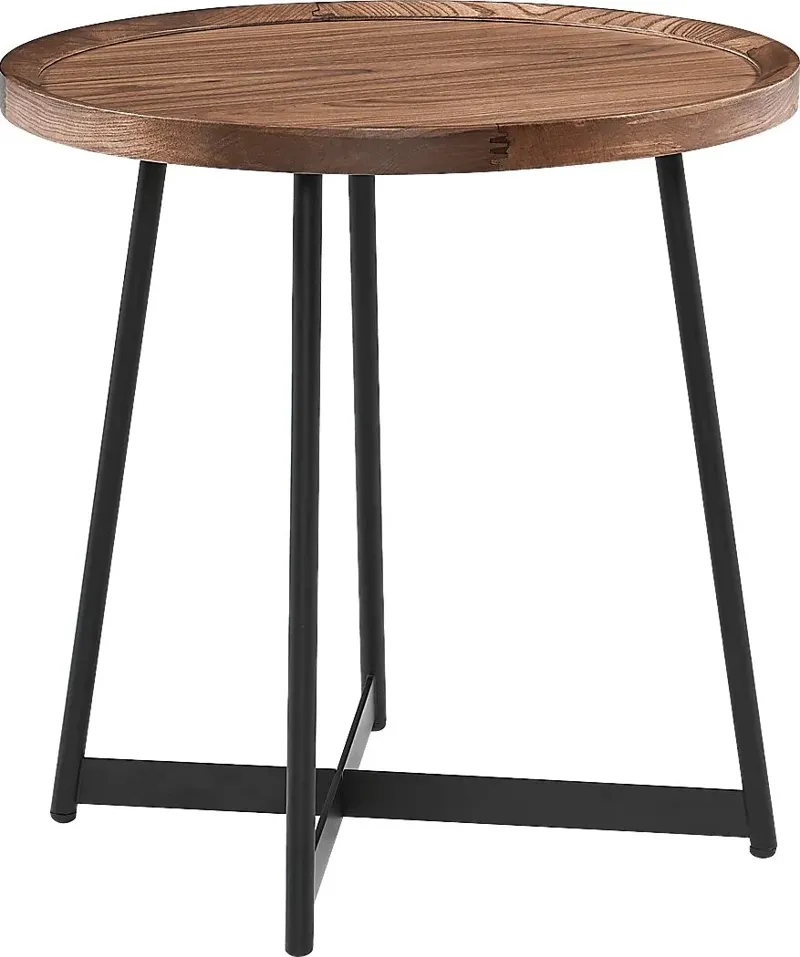 Fraust Brown End Table