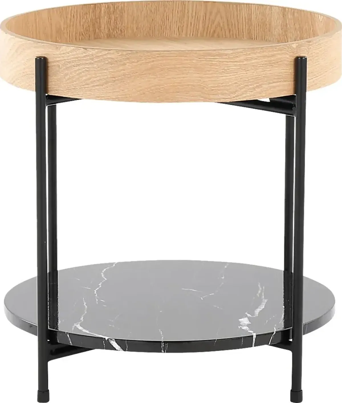 Alpinerose Natural End Table