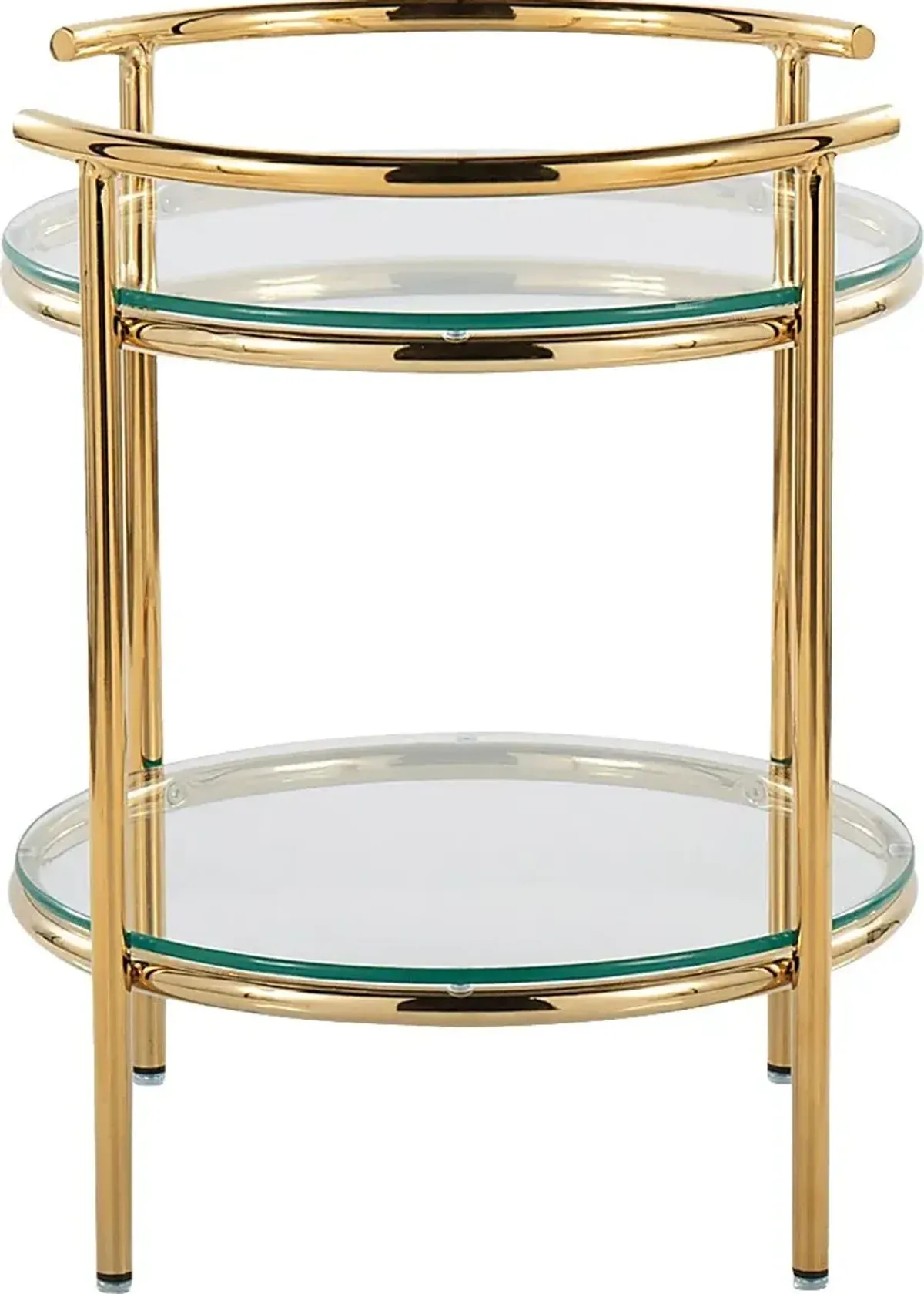 Alldershot Gold End Table