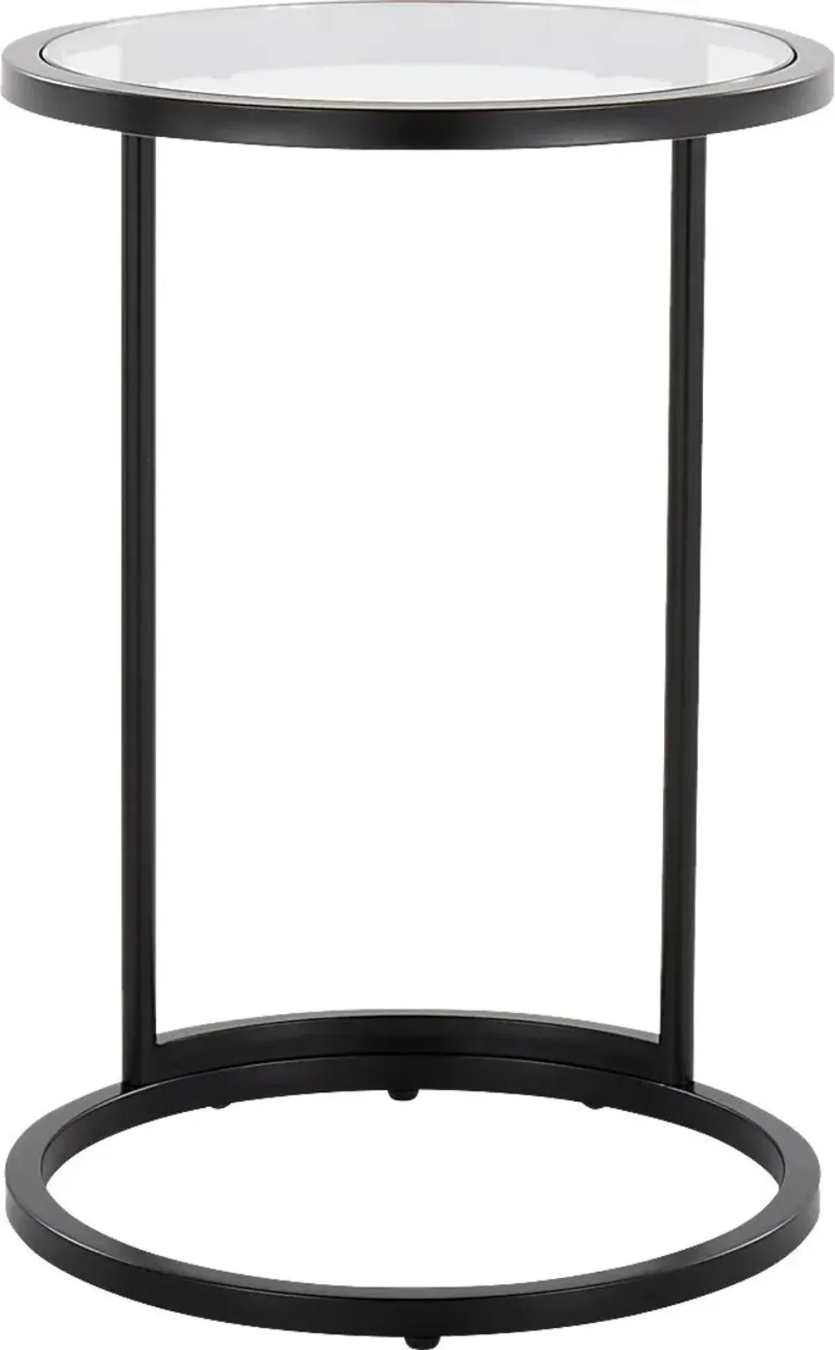 Ashlight Black End Table