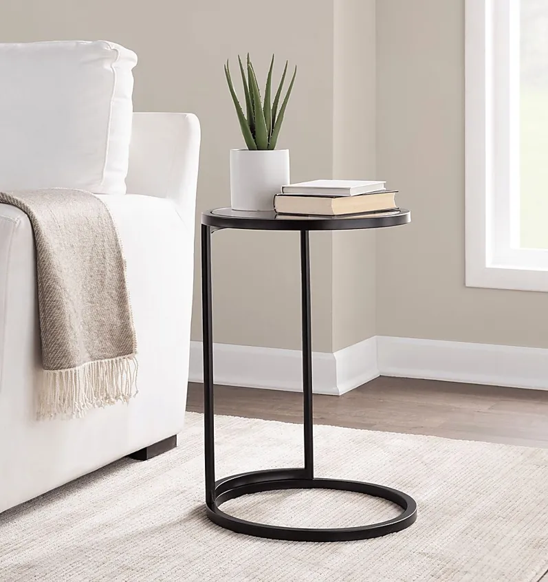 Ashlight Black End Table