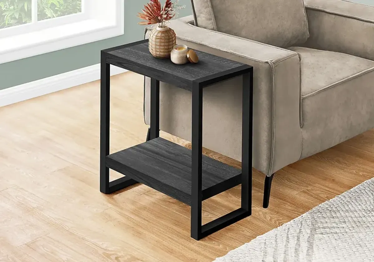 Willark Black Side Table