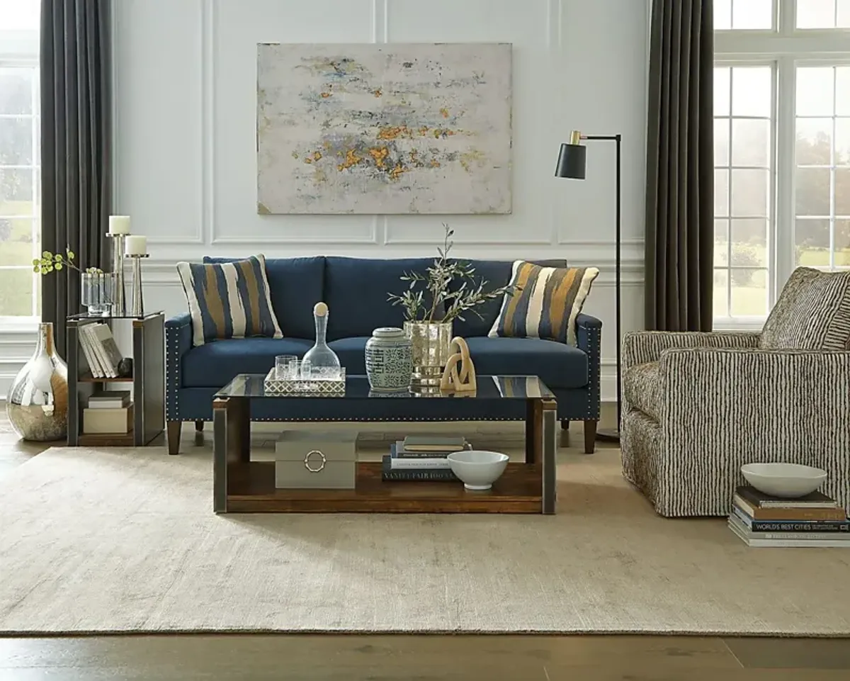 Manass Brown End Table