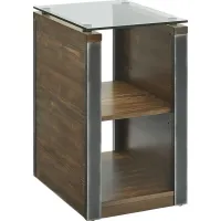 Manass Toffee End Table