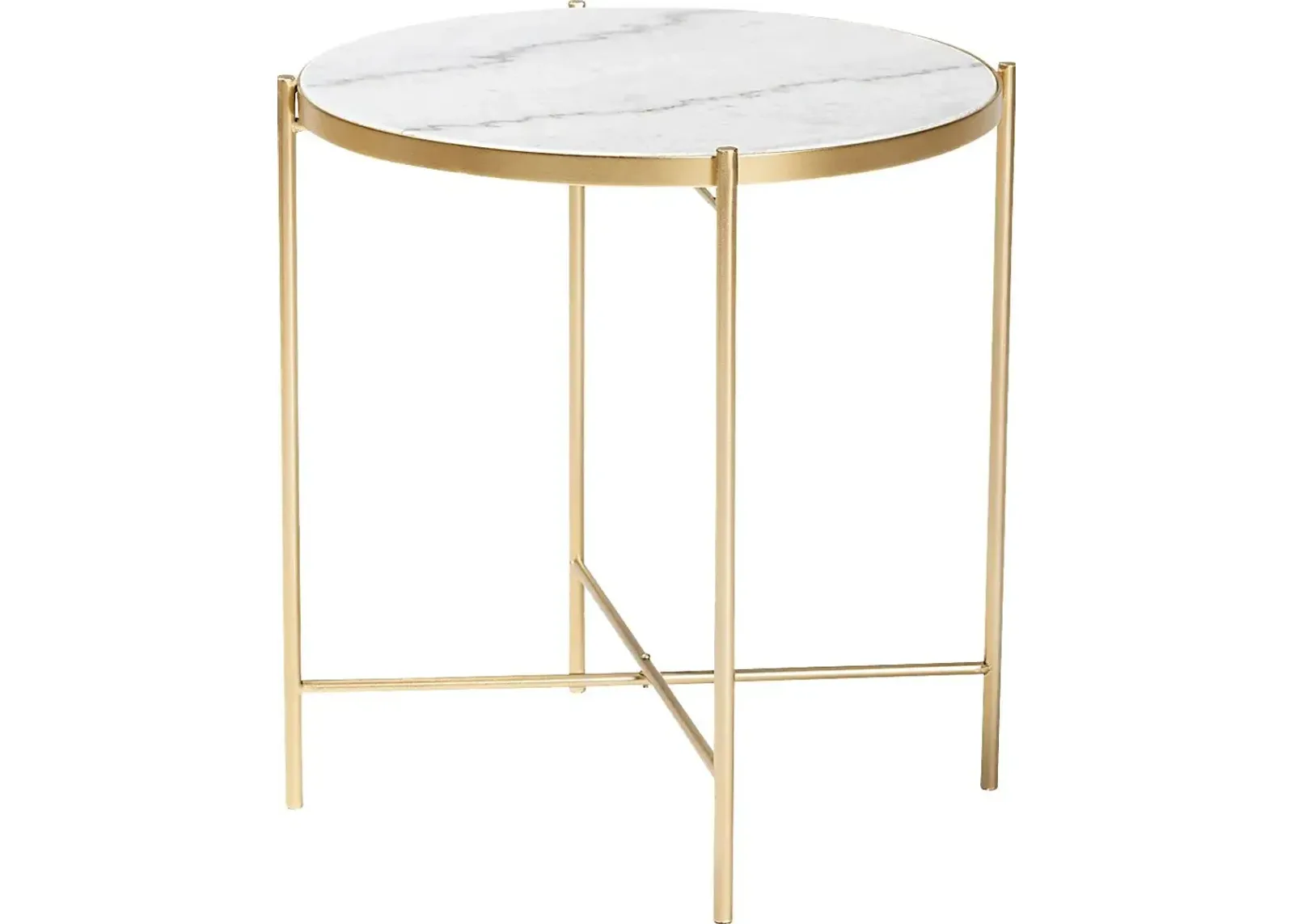 Ivella Ann Gold End Table