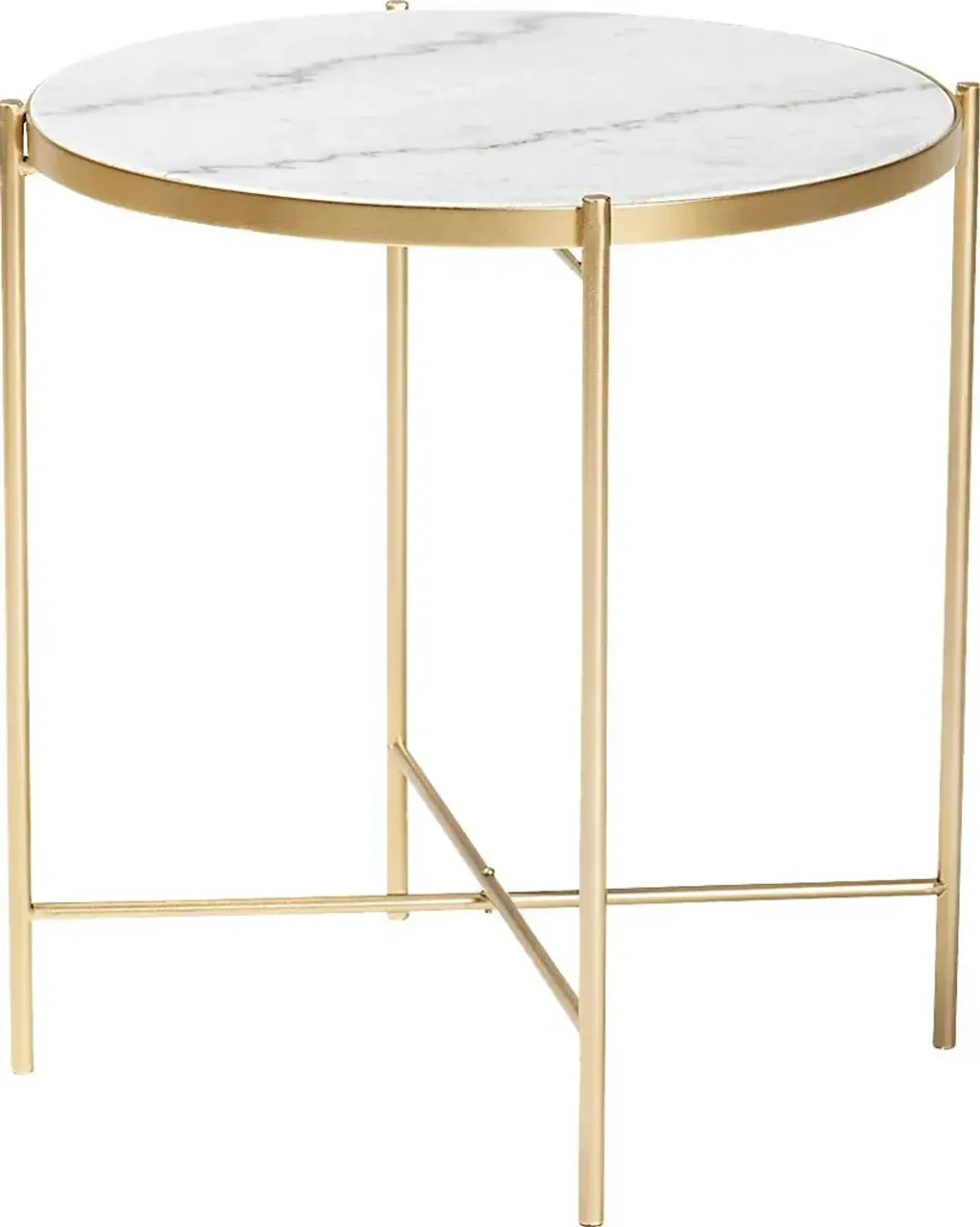 Ivella Ann Gold End Table