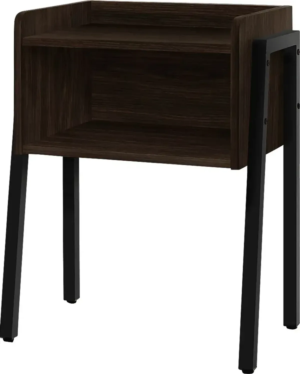 Amberstone Espresso End Table