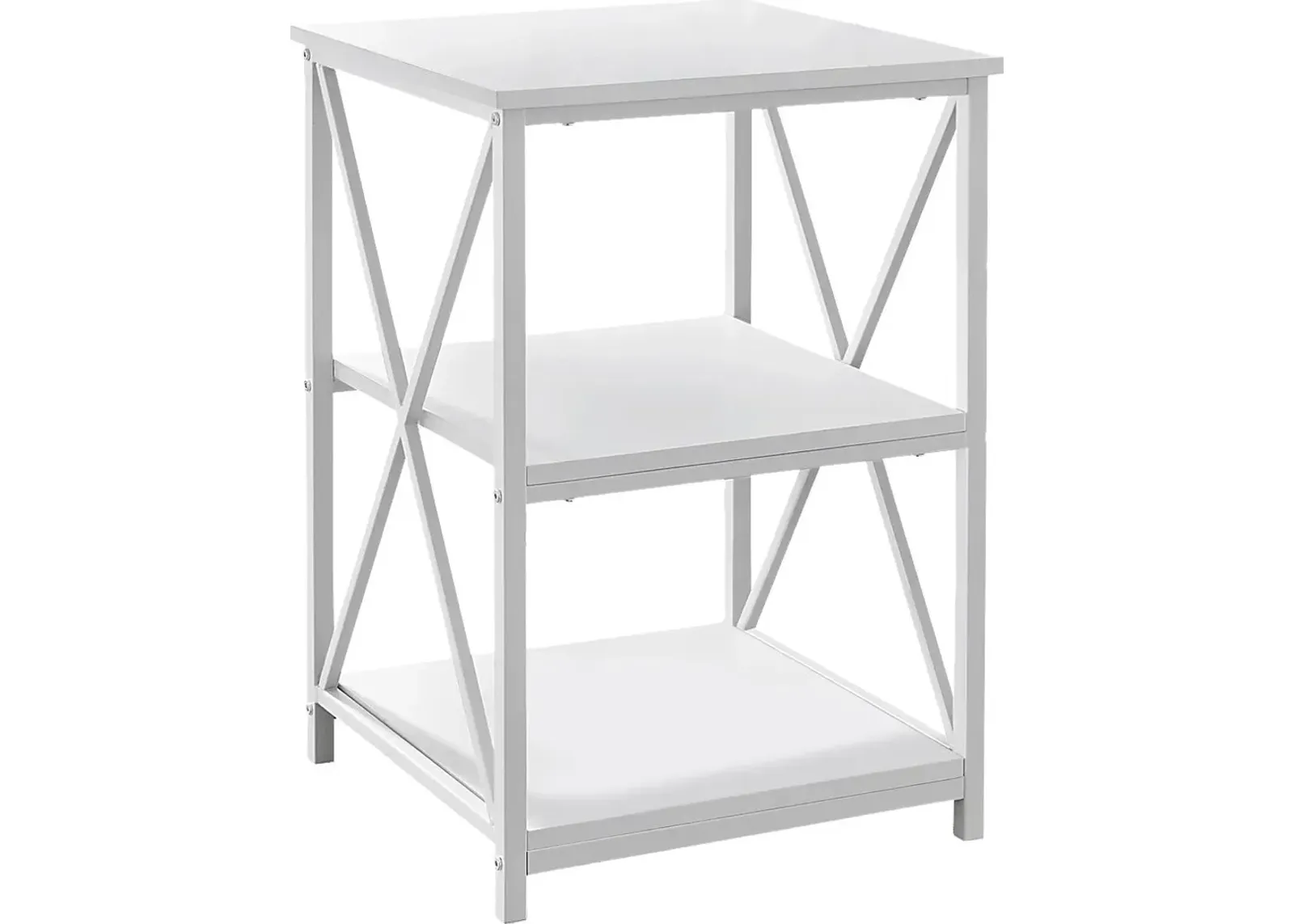 Blairstone White End Table