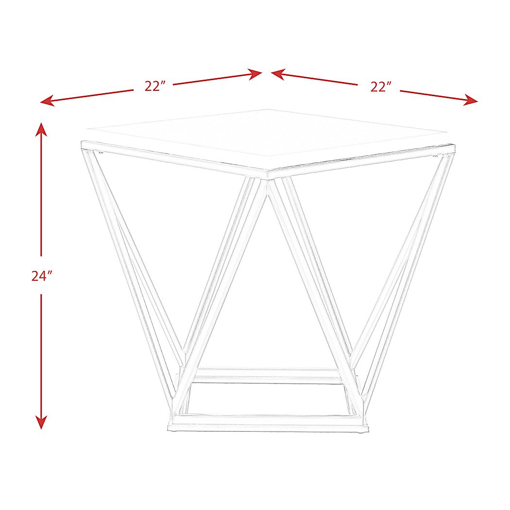 Sweetbriar Black End Table