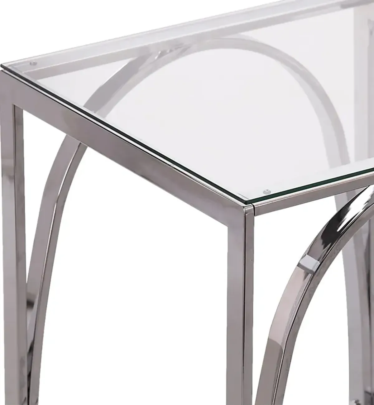 Edgeway Clear End Table