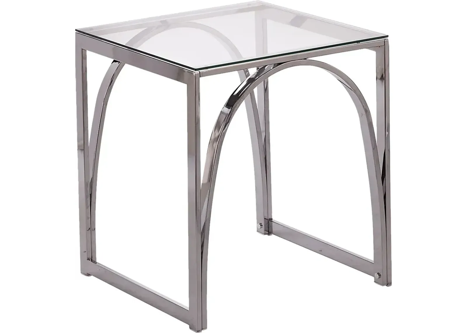 Edgeway Clear End Table