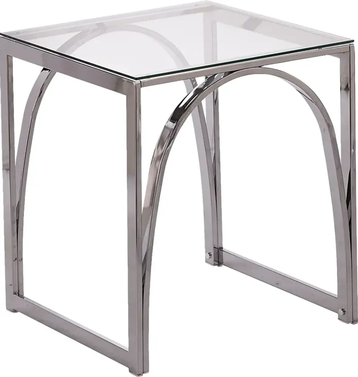 Edgeway Clear End Table