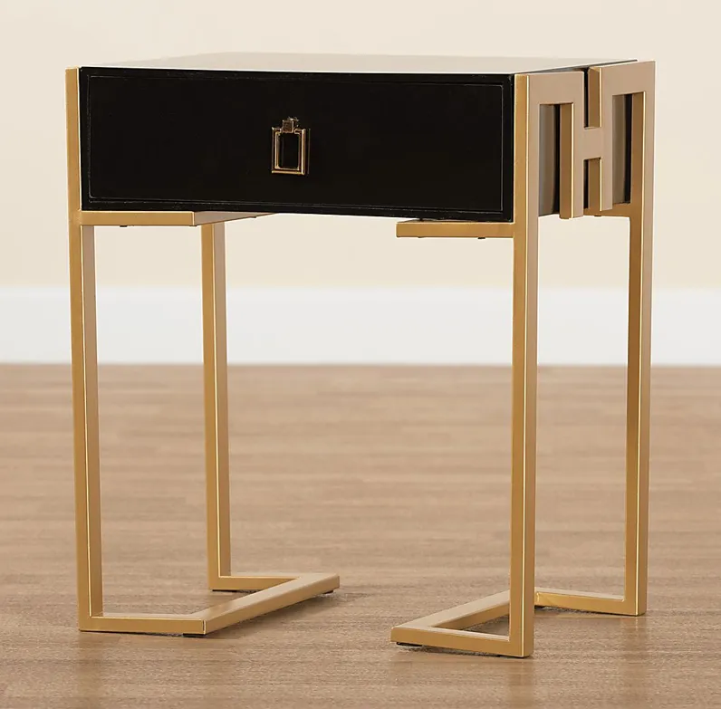 Baeten Black End Table