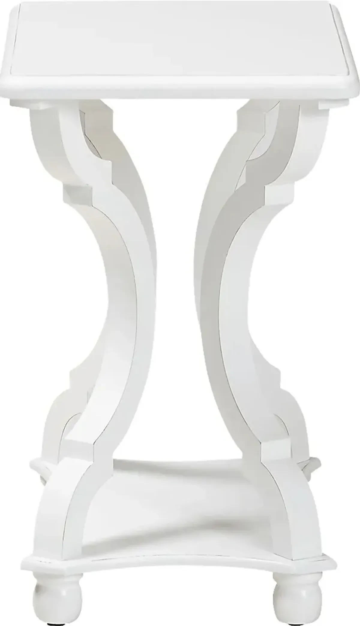 Grognet White End Table
