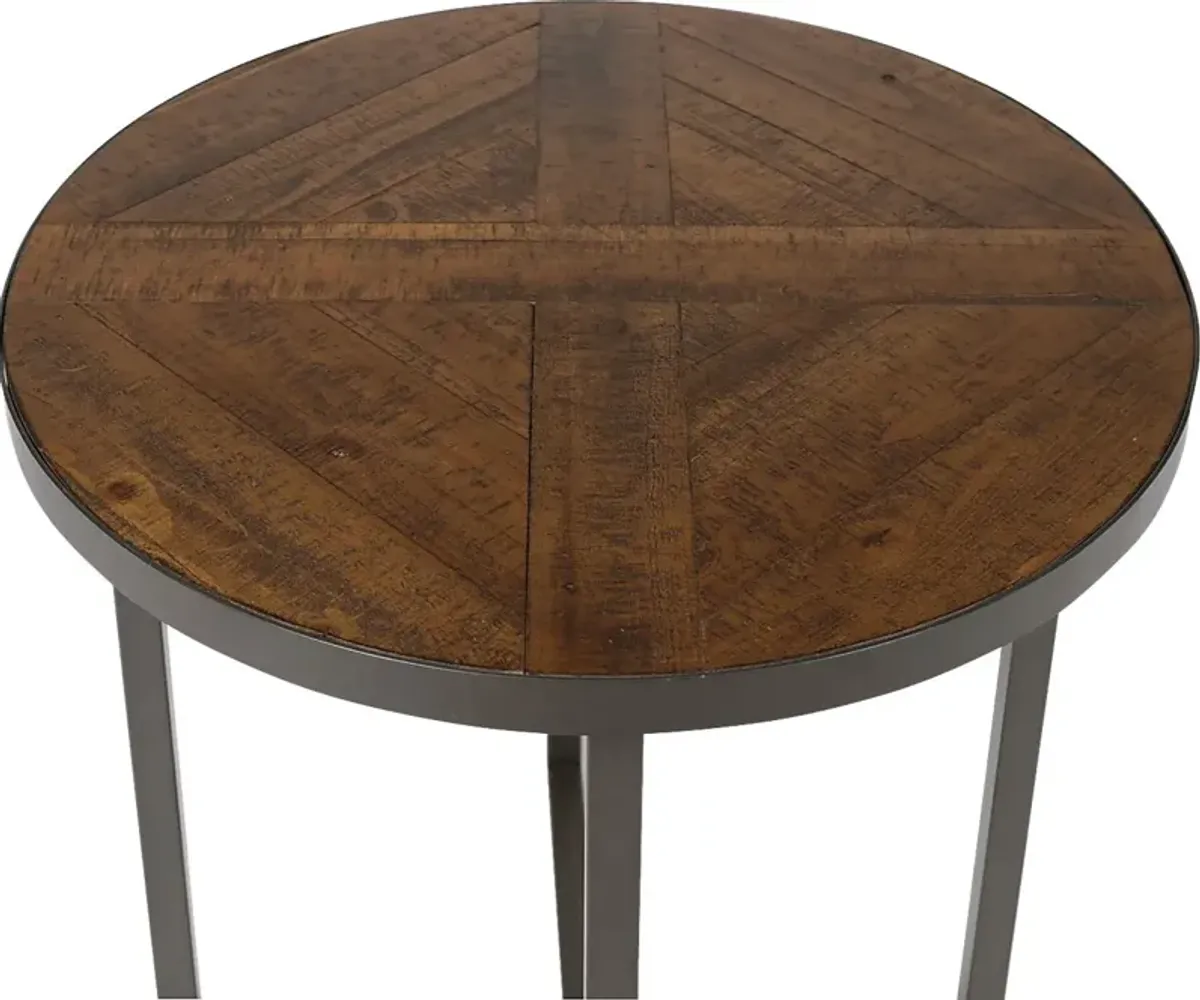 Ruder Brown End Table